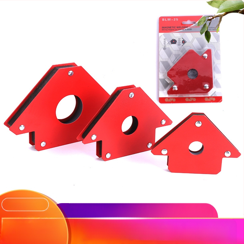 Xinshengtai magnetski držač za zavarivanje — snažan magnetski lokator, pomoćni držač za zavarivanje, magnet pod pravim kutom, više kutova usisavanja