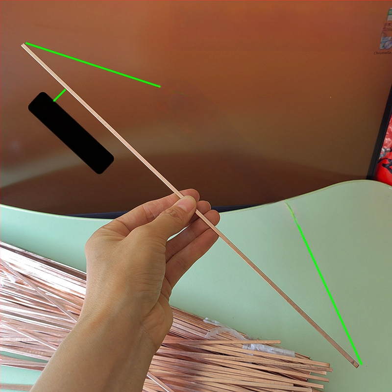 Elektroda za zavarivanje bakra i bakarnih legura s fosfornim bakrom, materijal fosforni bakar, zavarački napon 220 A, radna temperatura 100 °C, pogodna za hladnjake