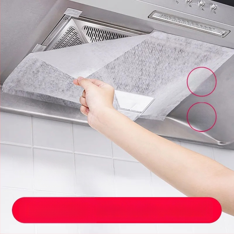 Zsírtaszító szűrőpapír a páraelszívóhoz (nem szövött anyag; 150 csomag)