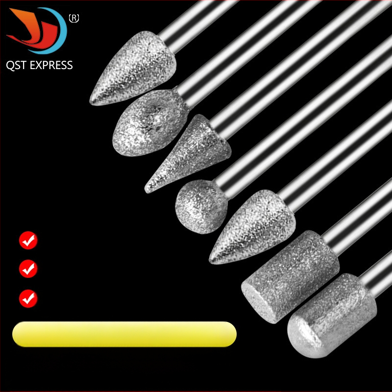 20 gab. diamanātu slīpēšanas galvu komplekts nefrita griešanai un pulēšanai