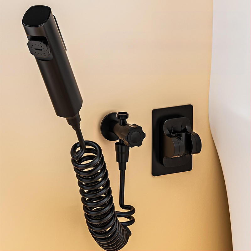 Držač od nehrđajućeg čelika za toaletni prskalj – ugrađivanje u zid, bez bušenja, viseći držač, promjer otvora 4 mm, model J-WYJ, radni tlak 1 MPa