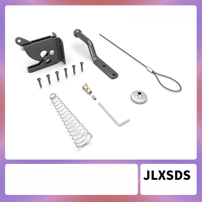 Защелка за ограда с въже, A-тип защелка, материал: въглеродна стомана, повърхностна обработка: пластмасов спрей, модел Small lock with rope, марка Simpson