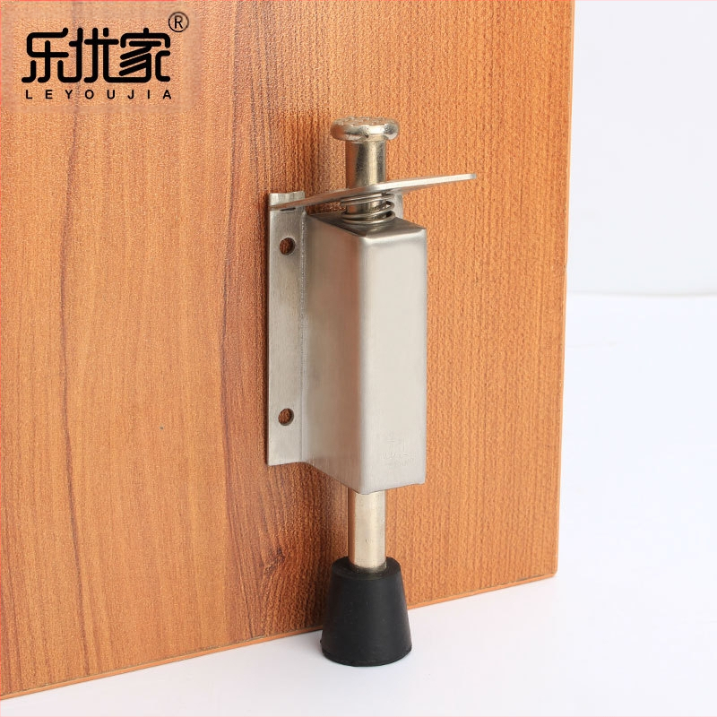 Συσκευή στερέωσης πόρτας από ανοξείδωτο ατσάλι, μοντέλο 2012, τοποθέτηση στο έδαφος, φινίρισμα wire-drawing, αυτόματος έλεγχος