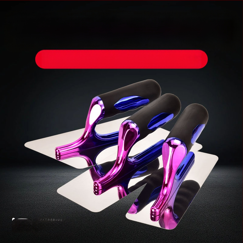 Kehaixin Шпакловачен нож с заоблен ъгъл – неръждаема стомана, модел Putty Scraper, за артистични бои и диатомна кал