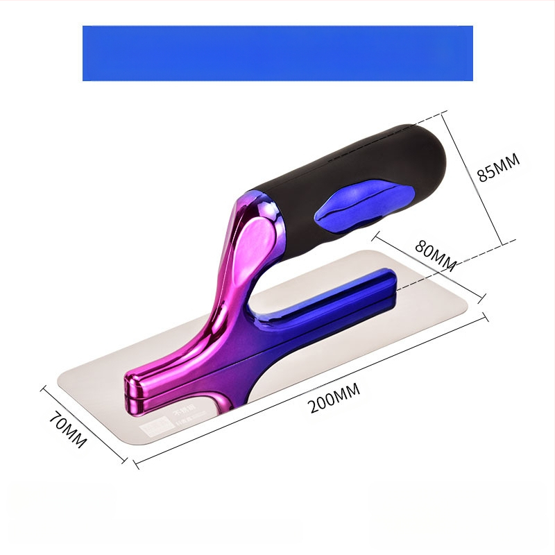 Kehaixin Шпакловачен нож с заоблен ъгъл – неръждаема стомана, модел Putty Scraper, за артистични бои и диатомна кал