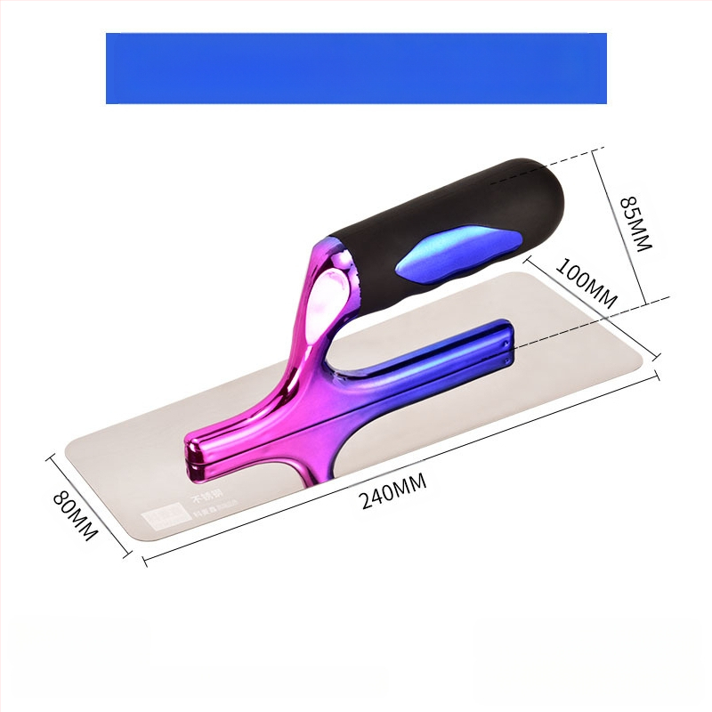 Kehaixin Шпакловачен нож с заоблен ъгъл – неръждаема стомана, модел Putty Scraper, за артистични бои и диатомна кал