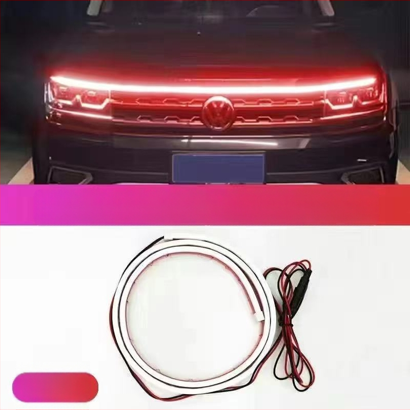 Automobiļa restes LED gaismas lente ar dinamiski skanošu apgaismojumu, universāla, 12V, 10W