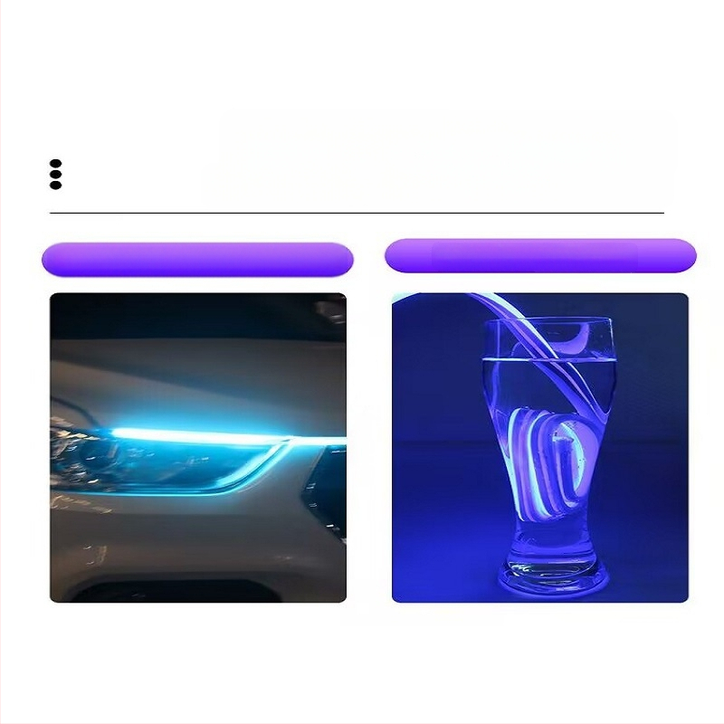 Automobiļa restes LED gaismas lente ar dinamiski skanošu apgaismojumu, universāla, 12V, 10W
