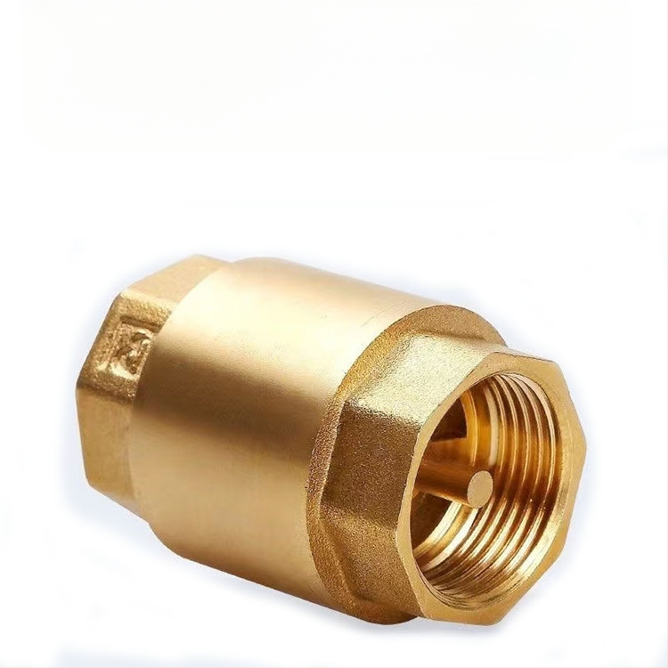 Sárgaréz függőleges visszafolyás-szelep vízvezetékhez, modern minimalist stílus