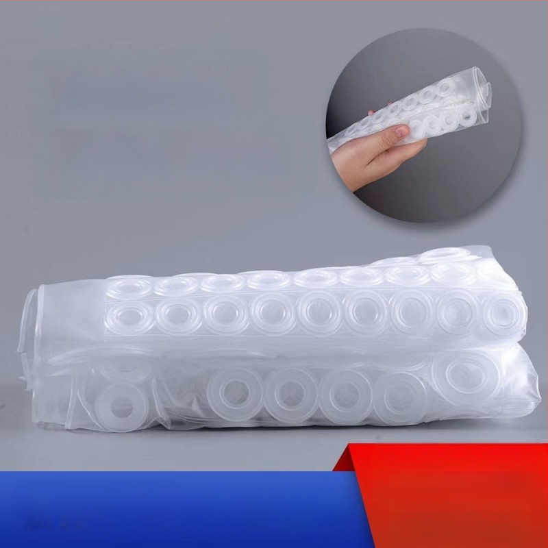 Csap- és zuhanycsőhöz való gumi tömítés, sík O-gyűrű, fagyálló, magas hőmérséklet-tűrés