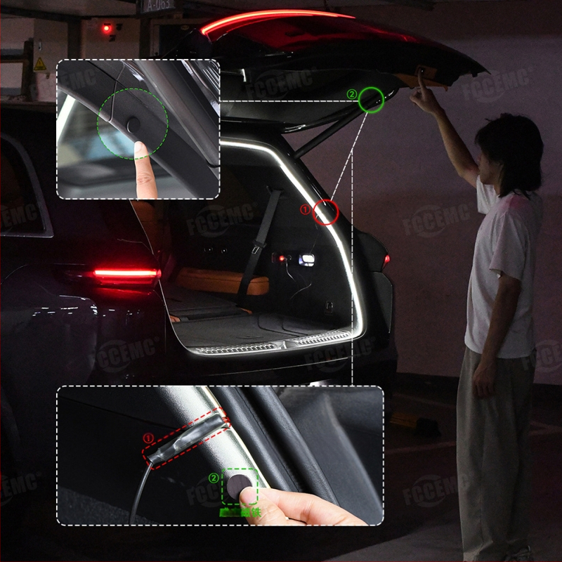 Silikona LED bagāžnieka apgaismojums Chery Tiggo 8 Pro / Explorer 06, 8W, 12-16V