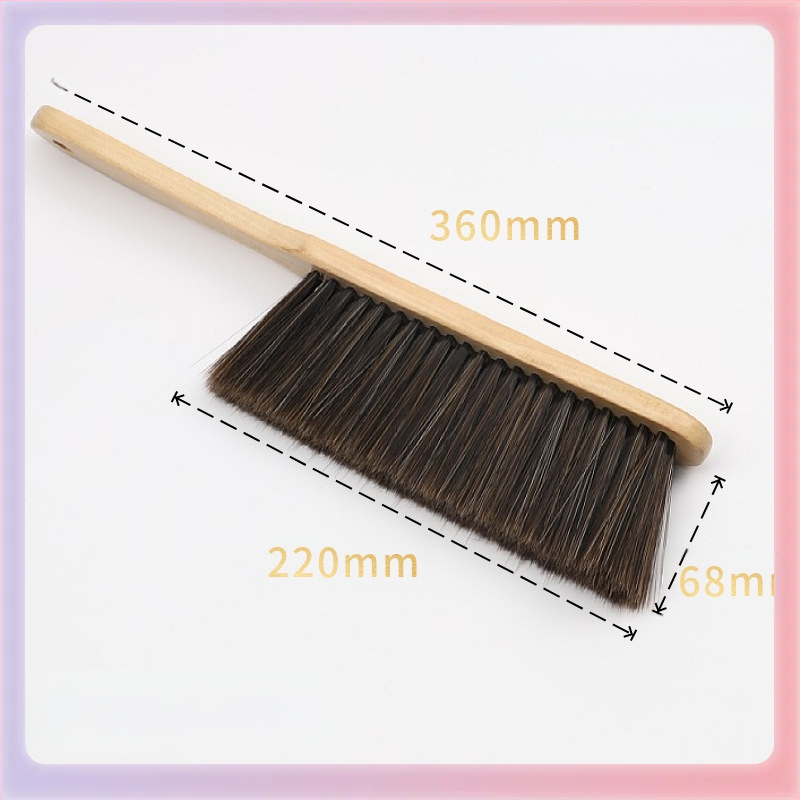 Guļamistabas suka ar koka korpusu un maigām rayon šķiedrām putekļu noņemšanai — piemērota dīvāniem un gultām, 120 gab./kartons