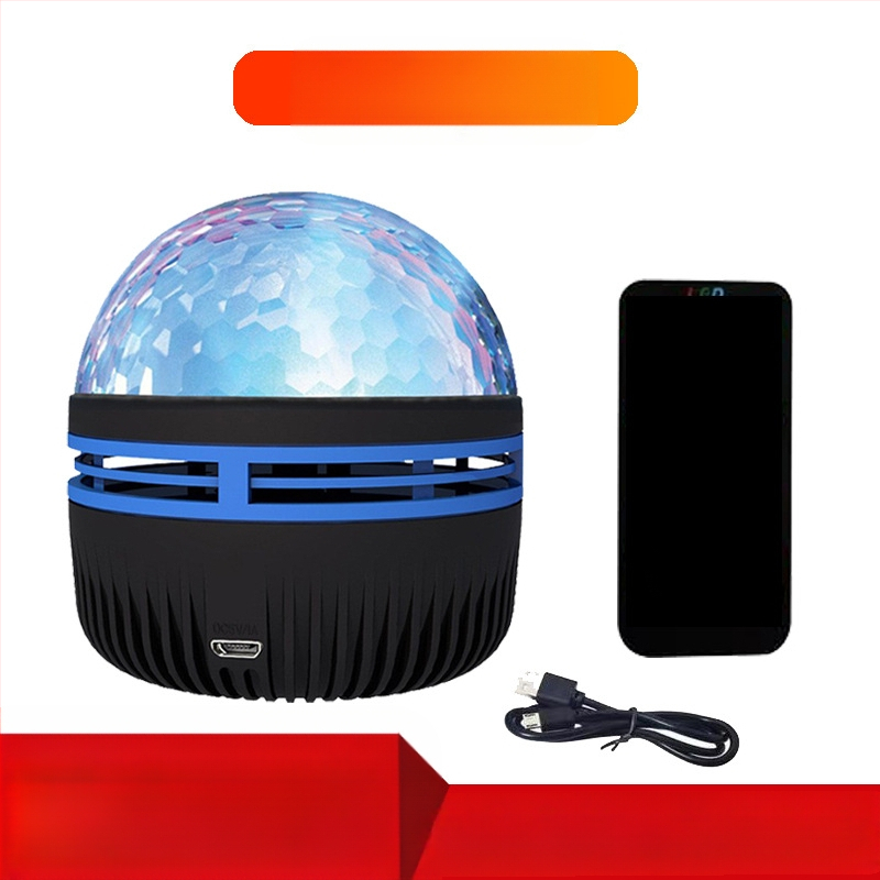 Νυχτερινό φως κομοδίνου με προβολή ουρανού γεμάτου αστέρια, υδάτινο μοτίβο και Aurora Borealis — τροφοδοσία USB με ενσωματωμένη μπαταρία και είσοδο DC; έλεγχος μέσω εφαρμογής; τηλεχειριστήριο; ήχος