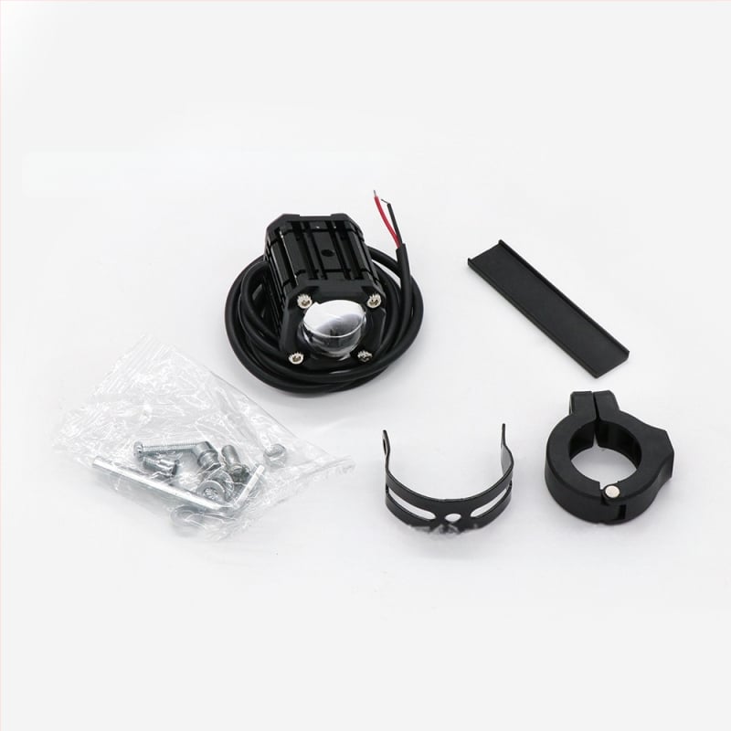 Φωτιστικό LED μοτοσικλέτας Devil Eye - σώμα αλουμίνιο+PC, 30W, 9-80V, 5000LM