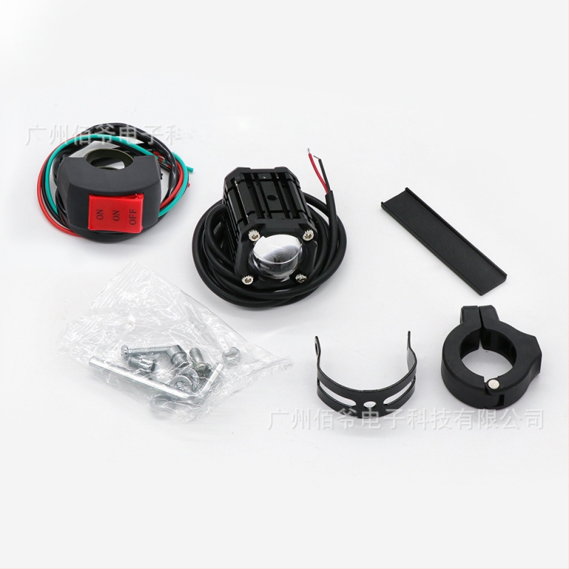 Φωτιστικό LED μοτοσικλέτας Devil Eye - σώμα αλουμίνιο+PC, 30W, 9-80V, 5000LM