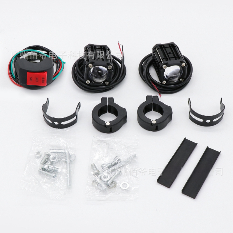 Φωτιστικό LED μοτοσικλέτας Devil Eye - σώμα αλουμίνιο+PC, 30W, 9-80V, 5000LM