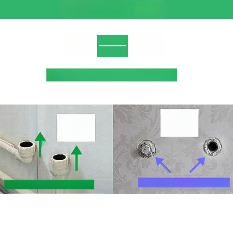 Į sieną įmontuojamas dviejų valdymų karšto ir šalto vandens maišytuvas su vario korpusu, paslėpta įranga — Modelis QJD-XBD; darbinis slėgis 0,6 MPa; karšto vandens temperatūra iki 90°C.
