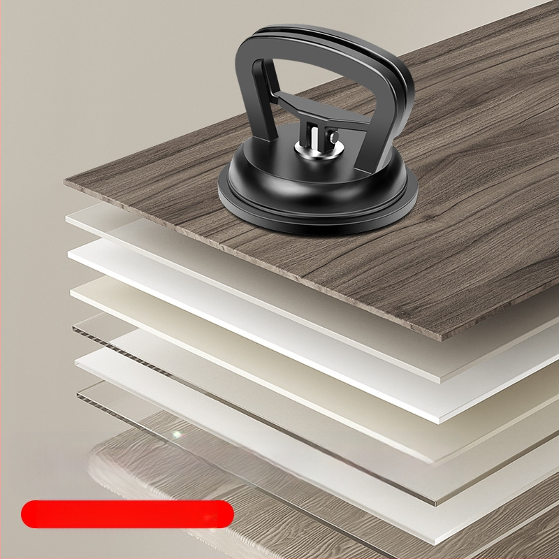 Алуминиева вакуумна чашка за стъкло за повдигане със опции 1/2/3 щипки за работа с плочки — тежък режим, силна всмукване