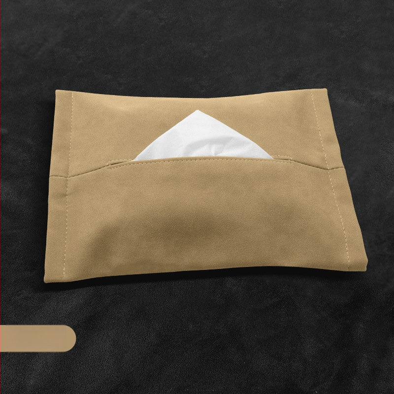 Θήκη χαρτοπετσετών αυτοκινήτου για Tesla Model Y3, plush υλικό, κρυφή κρεμάμενη εγκατάσταση