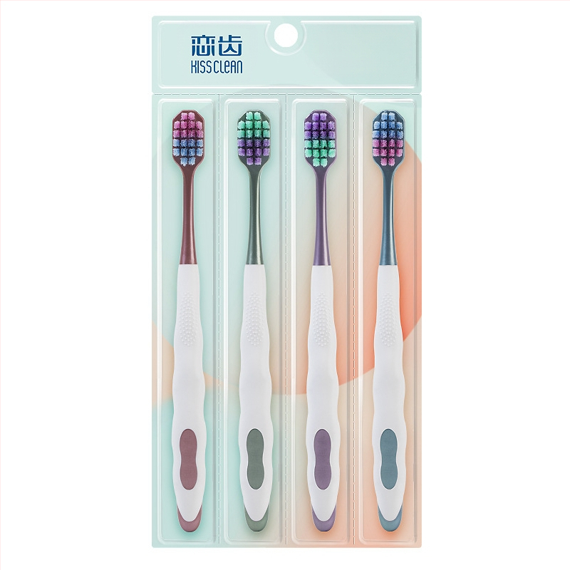 Οδοντόβουρτσα Love Teeth Macaron – ευρύ κεφάλι, μαλακές τρίχες, χειροκίνητη οδοντόβουρτσα για ενήλικες (Μοντέλο 808)