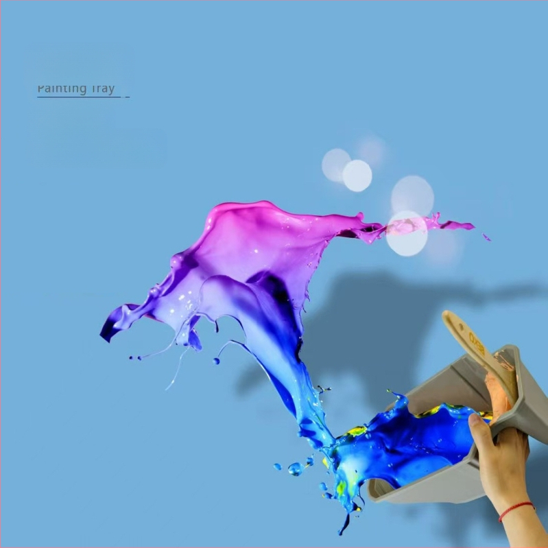Пластмасова тава за боя за валикови четки, ръчна употреба, нов материал, удобен дизайн