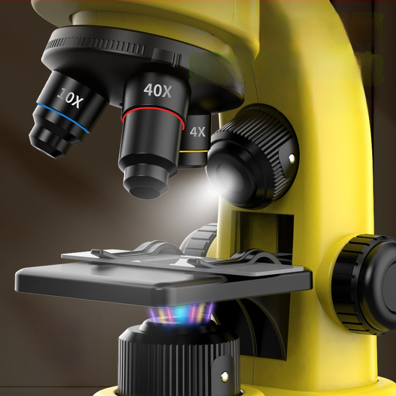 Bērnu mikroskops – ABS plastmasa, izglītojoša rotaļa 7-14 gadu vecumam, 3C sertifikāts, zīmols Micro Vision