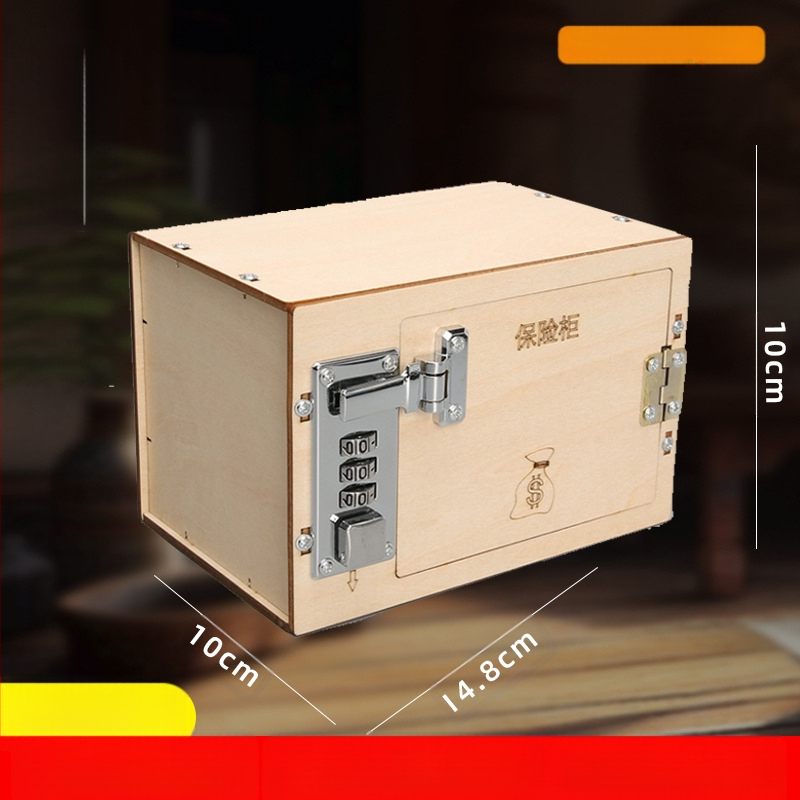 DIY Mehāniskais paroles seifs komplekts – Fizikas STEM izglītības rotaļlieta 7–14 gadu vecumam, elektriska un daudzfunkcionāla