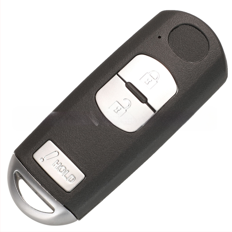 Mazda kulcsburkolat 2/3/4 gombos intelligens távirányítóhoz, réz-plasztikus szerkezet, műanyag burkolat, 36 g, Mazda-kompatibilis