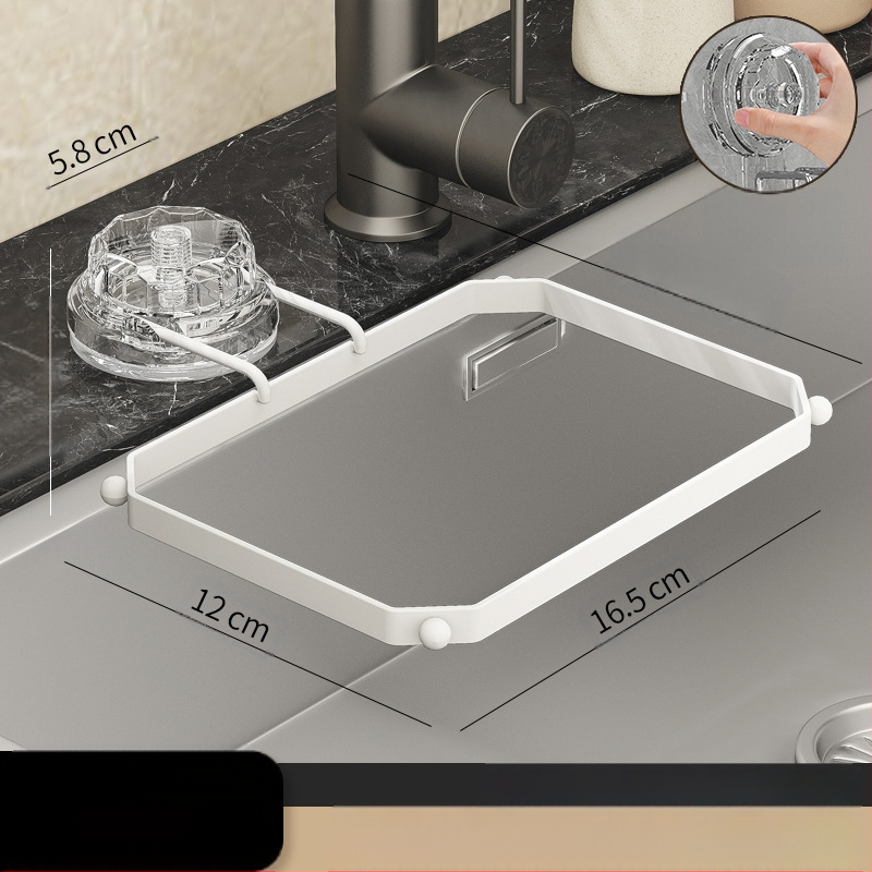 Φίλτρο νεροχύτη με βεντούζα για υπολείμματα — μεταλλοπλαστική κατασκευή, Dalin, 300 τεμάχια ανά κουτί, στυλ light luxury