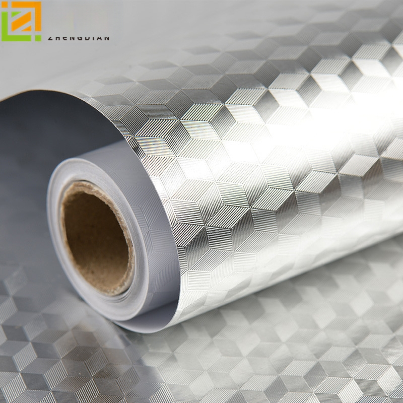 PVC virtuvės sieninis lipdukas su klijais - drėgmei atsparus, aliejui atsparus, vandeniui atsparus, aukštos temperatūros atsparumas, 3 sluoksnių konstrukcija, šiuolaikiškas raštas