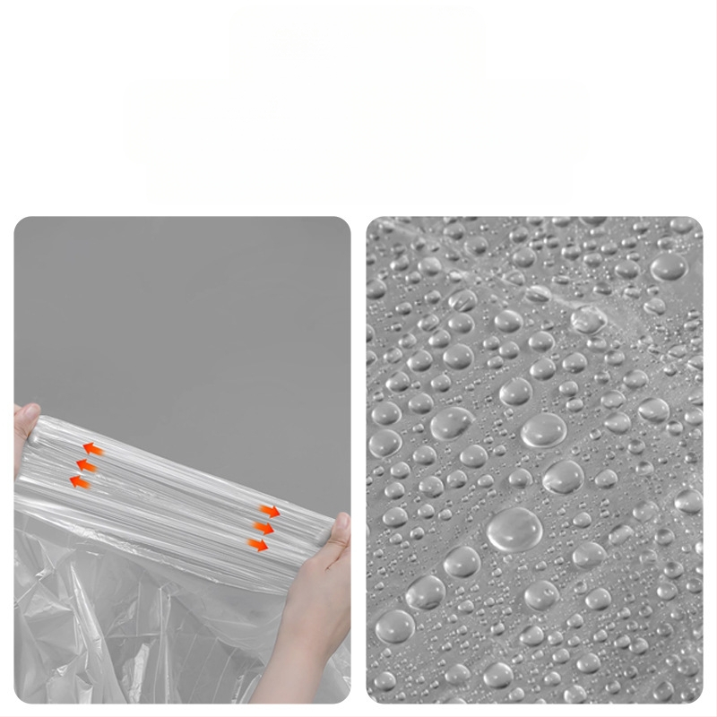 Vienkartinės automobilių sėdynių dangos priekinių ir galinių eilių, dulkių ir vandeniui atsparios, 100% grynos plastikos, išpūstos plėvelės technologija