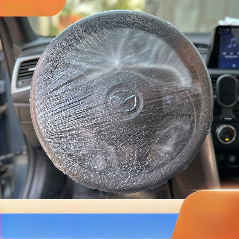 Vienkartinės automobilių sėdynių dangos priekinių ir galinių eilių, dulkių ir vandeniui atsparios, 100% grynos plastikos, išpūstos plėvelės technologija