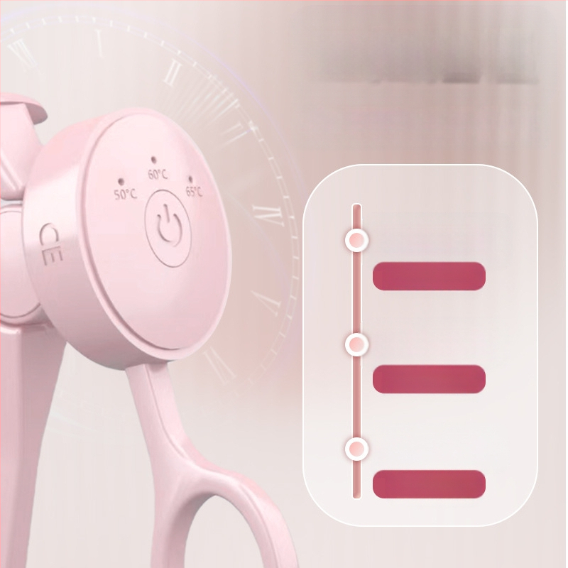 Elektriline kuumutatav ripsmete keerutaja temperatuuri kontrolliga – mini kaasaskantav koduseks kasutamiseks, püsiv fikseerimine