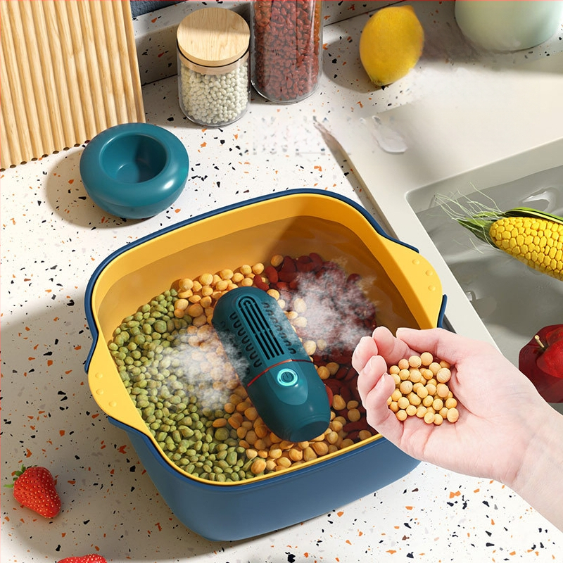 XY-006 Портативен безжичен уред за почистване и пречистване на плодове и зеленчуци с детоксикация, механично управление, капацитет до 4 л, 5V, 8W, 50 Hz, без кошница за миене, за плодове, зеленчуци, месо и морски дарове