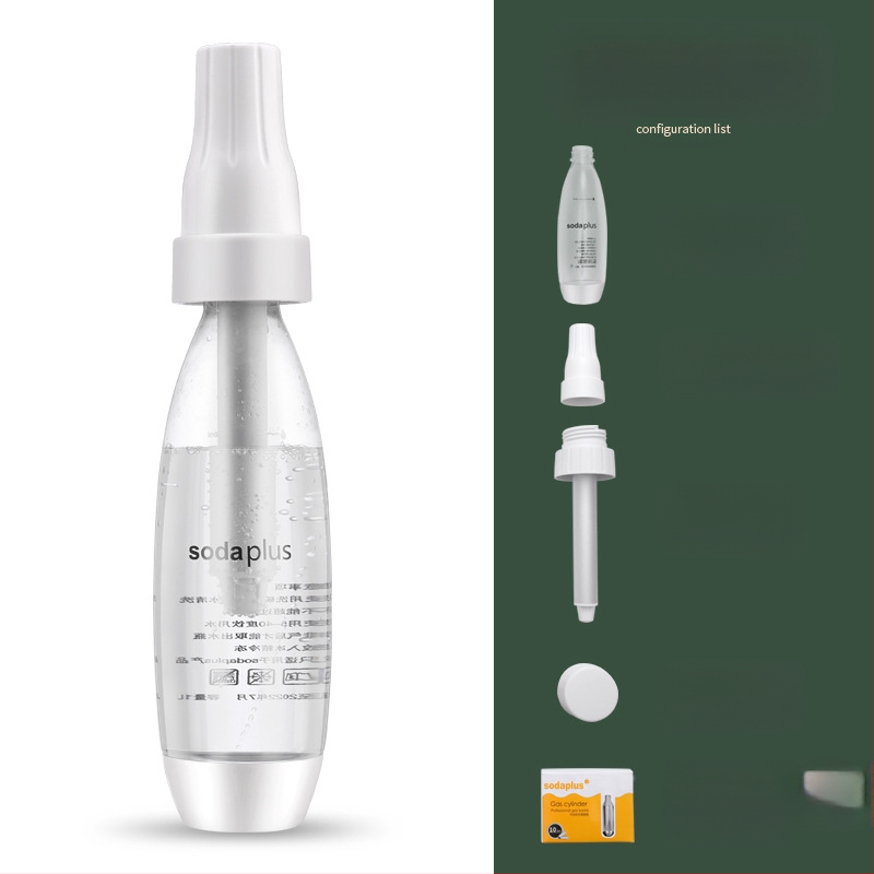 Машина за газиране на напитки, модел qsj001, домашно газиране, капацитет 1000 мл, бутонно управление, ротационно помпане