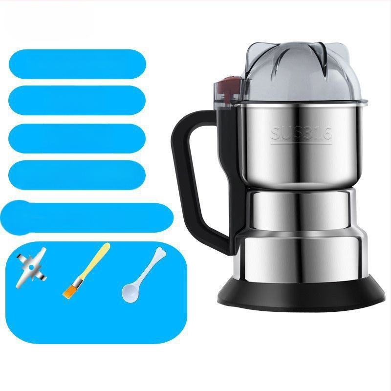 Домашен блендер: капацитет 550 г; скорост >40 000 об./мин; напрежение ≤36 В; съд и корпус от неръждаема стомана; 6+ лопатки