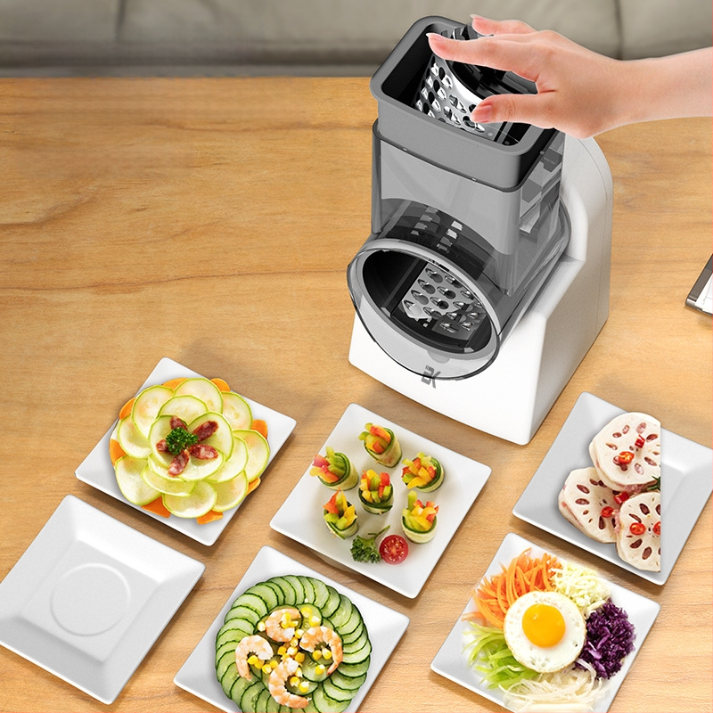 Daugiafunkcinis daržovių pjaustytuvas, ABS korpusas, pritaikomas apdorojimas, spausdintas logotipas, licencijuota privat ženklo etiketė