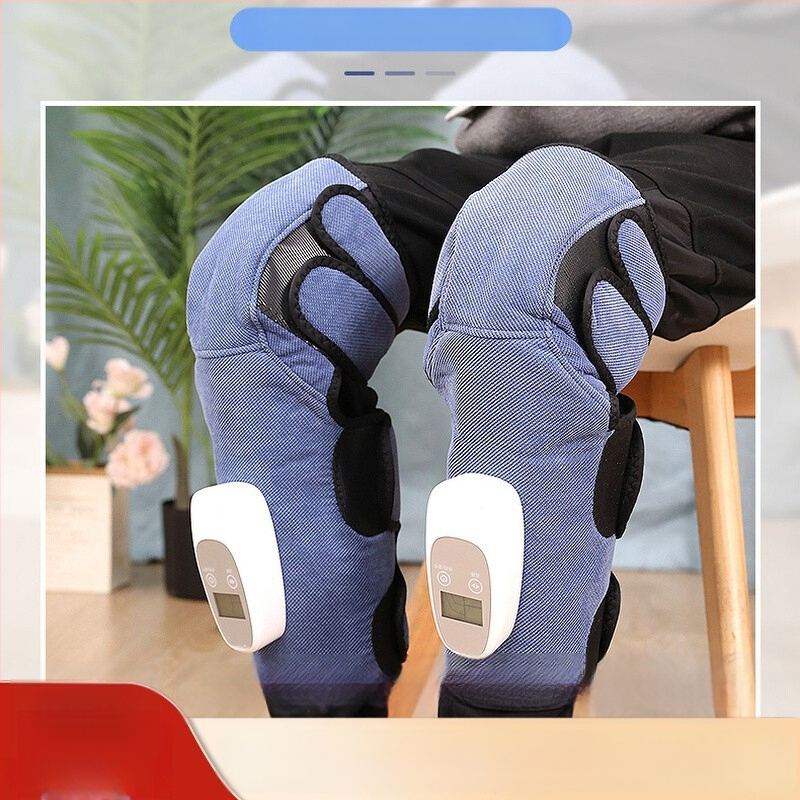 Kojų ir blauzdų masažuoklis su belaidžiu nuotolinio valdymu, automatinio minkymo, šilto suspaudimo ir oro pagalvėmis
