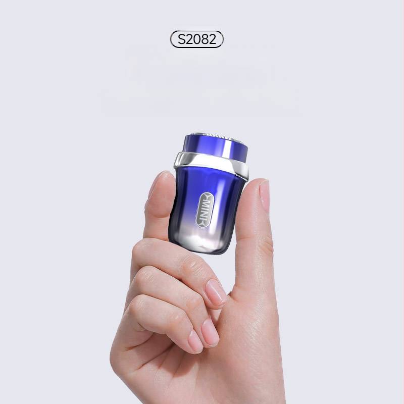 Ηλεκτρική ξυριστική μηχανή με περιστρεφόμενη κεφαλή (1 λεπίδα), ενσωματωμένη μπαταρία 300–500 mAh, αυτονομία άνω των 60 λεπτών, επαναφορτιζόμενη, αδιάβροχη