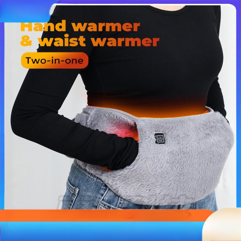Elektriskā apkures josta viduklim, USB barošana, trīs pakāpju temperatūras kontrole, 45-65°C, 189 g