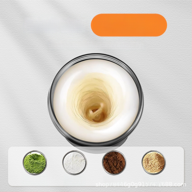 Ηλεκτρικό κύπελλο ανάμειξης από Tritan, αυτόματη ανάμειξη, κατάλληλο για πρωτεϊνικά shakes, με χαραγμένο λογότυπο