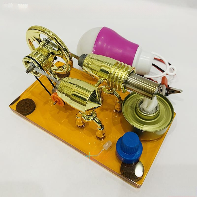 Tvaika dzinēja zinātnes spēļu modelis – nav elektrisks, nav DIY, 14+ gadiem un piemērots senioriem