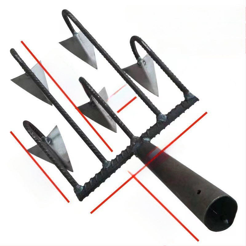 Xiaonong Tryjų ir Keturių Dantų Žemės Kasimo Įrankis