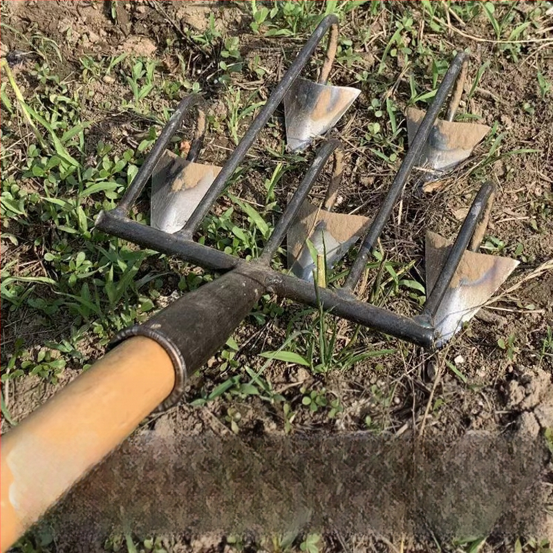 Xiaonong Tryjų ir Keturių Dantų Žemės Kasimo Įrankis