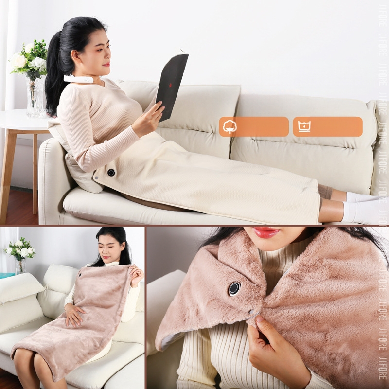 HS05 elektrinė antklodė su grafeno šildymu, USB maitinimas, trijų lygių temperatūros reguliavimas, sintetinis pluoštas