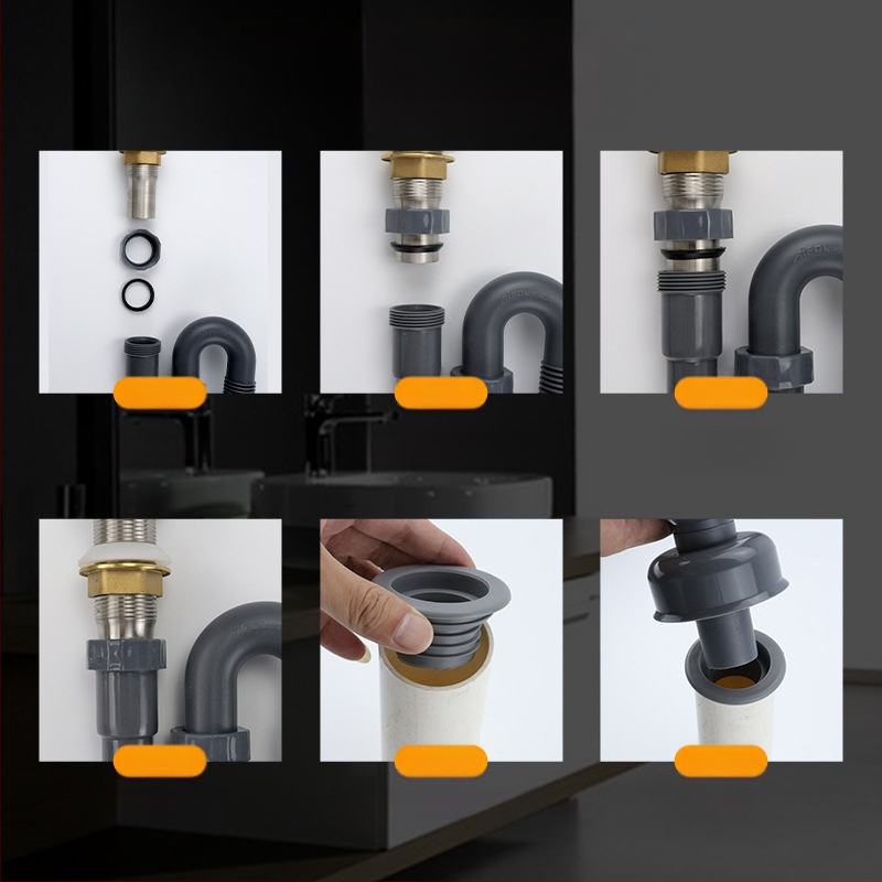 S-bend αποχετευτικός σωλήνας με αποσμητική λειτουργία | Μοντέλο: S-bend deodorant sewer pipe; Υλικό: PP; Σχήμα: S Bend; Μάρκα: Ruiquan