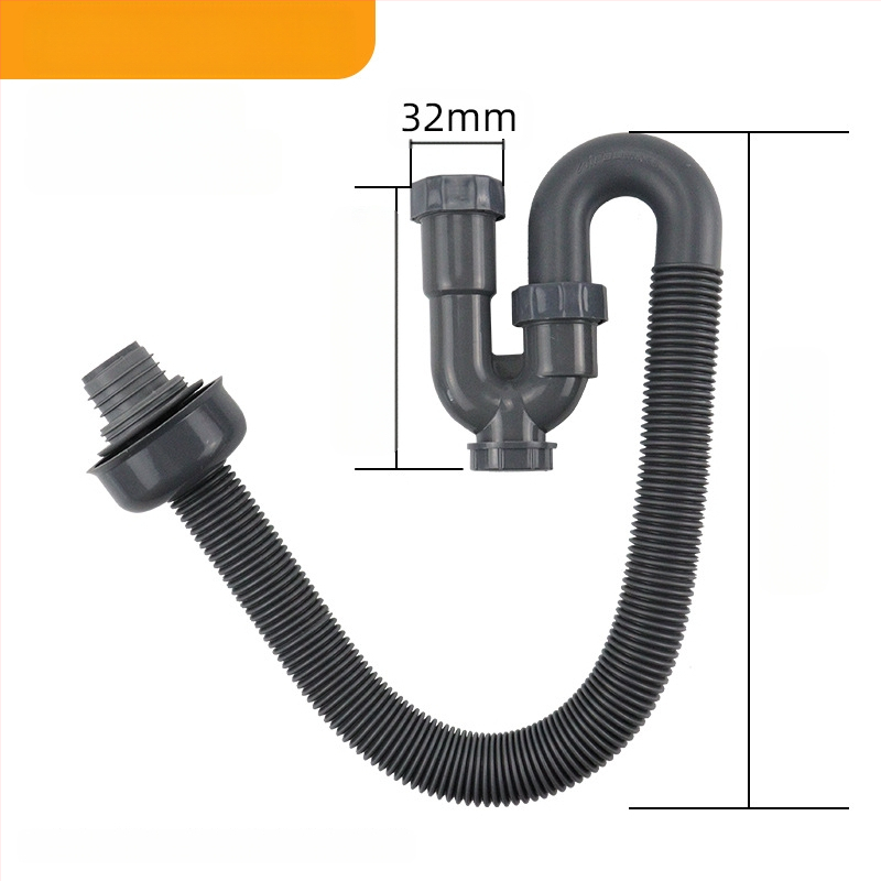 S-bend αποχετευτικός σωλήνας με αποσμητική λειτουργία | Μοντέλο: S-bend deodorant sewer pipe; Υλικό: PP; Σχήμα: S Bend; Μάρκα: Ruiquan