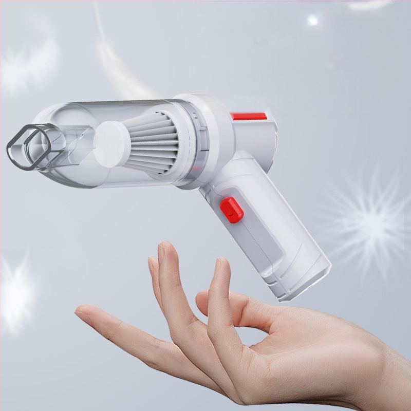 Rokas putekļu sūcējs auto un mājai, 7.4V, 120W, 5500Pa, bezvadu uzlāde