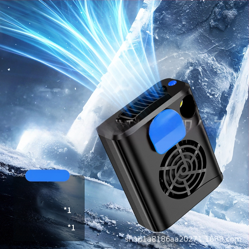 Be šepetėlių variklio juosmens/ kaklo ventiliatorius, USB įkrovimas, integruota 4000–6000 mAh baterija, 3 greičiai, be šepetėlių variklis, nešiojamas stalinis/rankinis ventiliatorius