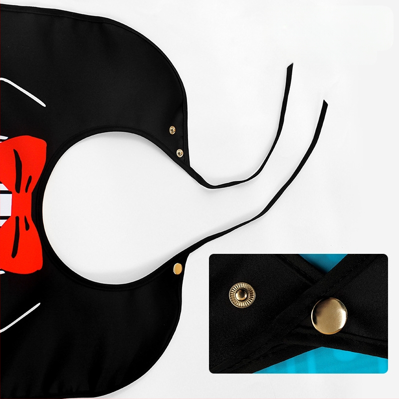 Детски водоустойчив лигавник за хранене, полиестер, многофункционален лигавник за грижа с различни шарки